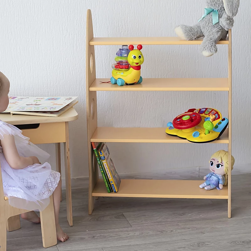 Полиця ракета для дитячої кімнати на 4 полиці