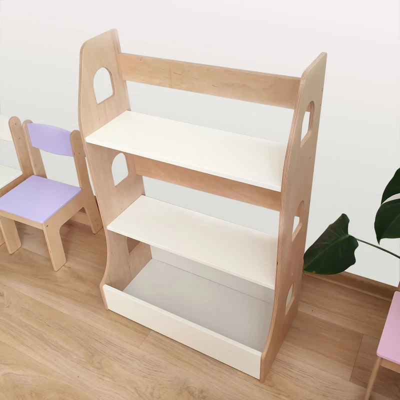 Дитяча полиця, полиця для книг та іграшок, полка в дитячу кімнату, полка для книжок, полка для іграшок, дитячі меблі, меблі в дитячу кімнату