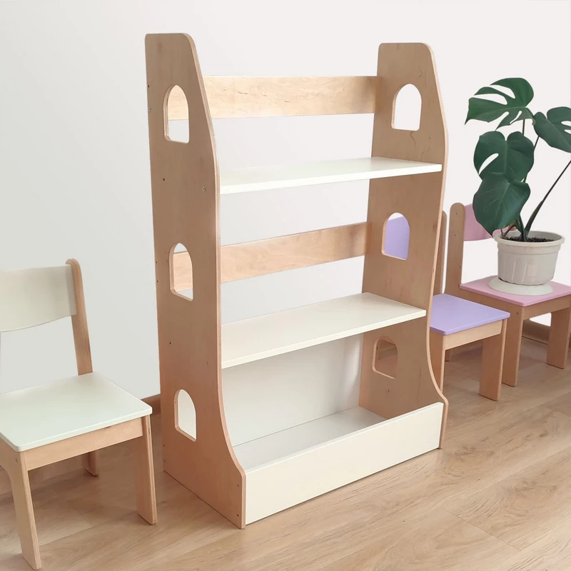 Дитяча полиця, полиця для книг та іграшок, полка в дитячу кімнату, полка для книжок, полка для іграшок, дитячі меблі, меблі в дитячу кімнату