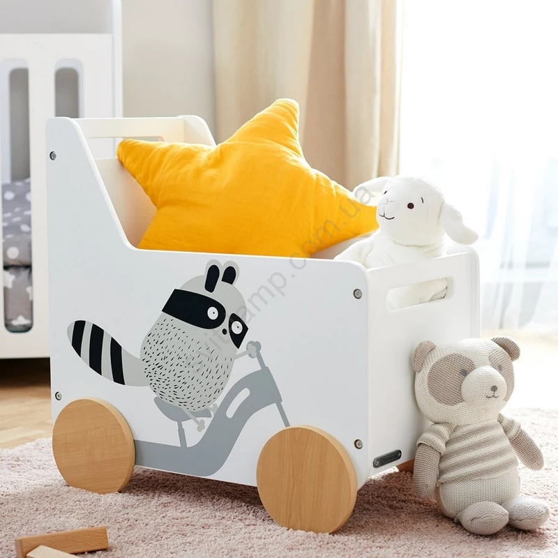 Дитячий ящик дерев'яний для іграшок, Дитячий ящик для іграшок на колесах, дитячий ящик для іграшок, дитячі меблі, меблі в дитячу кімнату, меблі в ігрову кімнату, Монтессорі