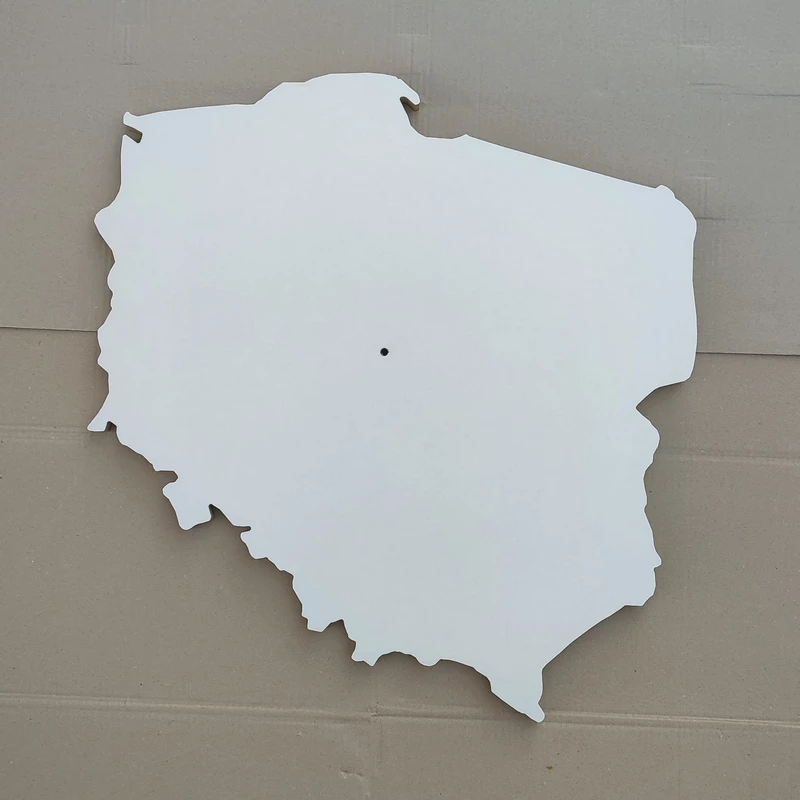 Дерев'яна основа для годинника Артборд, Мапа Польщі (Польща) для виготовлення годинника з епоксидною смолою, Заготовка для годинника МДФ, Трафарети з МДФ для епоксидної смоли, епоксидна смола,  Заготовка для заливки епоксидною смолою, Артборд під неон, під контражур